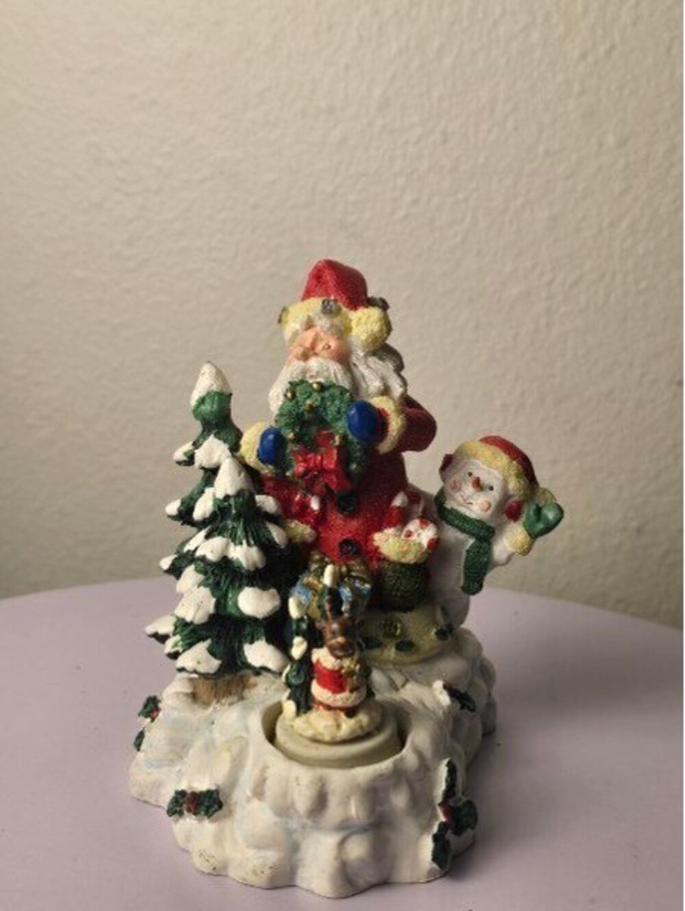 Vintage 94' Crinkle Claus Forest Santa Figurine 4.5" Possible Dreams 657225